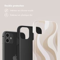 Selencia Coque arrière Vivid Apple iPhone 11 - Desert Waves Beige