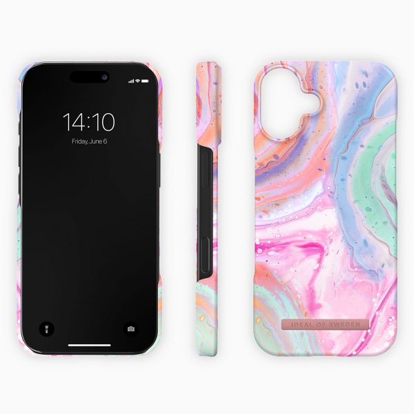 iDeal of Sweden Coque Fashion Apple iPhone 16 Plus - Pastel Marble