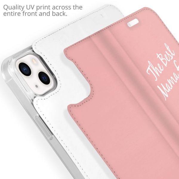Concevez votre propre housse portefeuille Apple iPhone 13 - Blanc