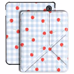 imoshion Étui de liseuse portefeuille design Pliable Kobo Libra Colour - Cherry Check