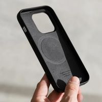 Woodcessories Coque Bio Leather MagSafe Apple iPhone 16 Pro Max - Leather Black