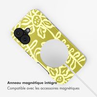 Selencia Coque arrière Vivid avec MagSafe Apple iPhone 17 - Chalky Bloom