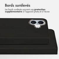 Accezz Étui de télephone Wallet Apple iPhone 16 Plus - Noir
