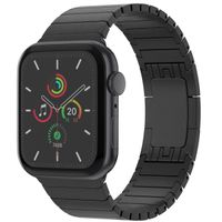 Selencia Bracelet à maillons en acier Apple Watch | 44/45/46/49 mm - Noir