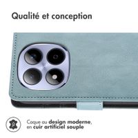 imoshion Étui de télephone portefeuille de luxe Xiaomi Redmi Note 15 Pro (5G) - Bleu clair