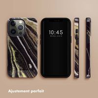 Selencia Coque arrière Vivid Apple iPhone 13 Pro - Chic Marble