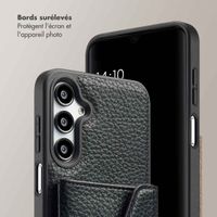 Selencia Coque de télephone Sera avec cordon et porte-cartes enveloppe Samsung Galaxy A16 - Noir
