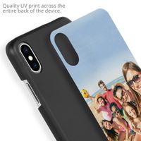 Concevez votre propre coque rigide Apple iPhone X / Xs - Noir