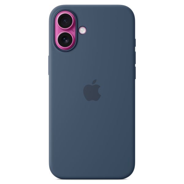 Apple Coque en silicone MagSafe Apple iPhone 16 Plus - Denim