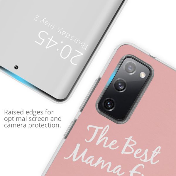 Concevez votre propre coque transparente Samsung Galaxy S20 FE - Transparent