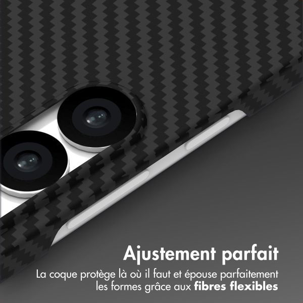 Accezz Coque Kevlar® MagSafe Samsung Galaxy S25 Plus - Noir