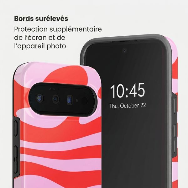 Selencia Coque arrière Vivid avec MagSafe Google Pixel 11 Pro - Dream Swirl Pink