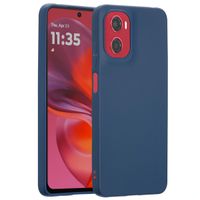 imoshion Coque Couleur Motorola Moto G05 / E15 - Bleu foncé