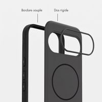 imoshion Coque arrière Color avec Thin MagSafe Ring Google Pixel 11 / 11 Pro / 10 / 10 Pro - Noir