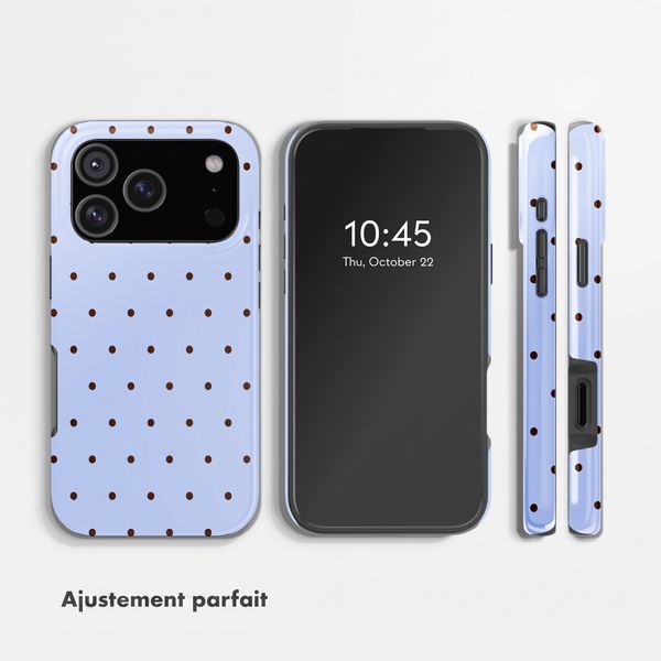 Selencia Coque arrière Vivid avec MagSafe Apple iPhone 18 Pro Max / 17 Pro Max - Happy Dots Digital Sky