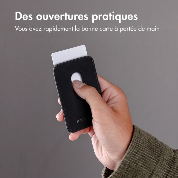 imoshion Porte-cartes magnétique - Compatible avec MagSafe - Noir