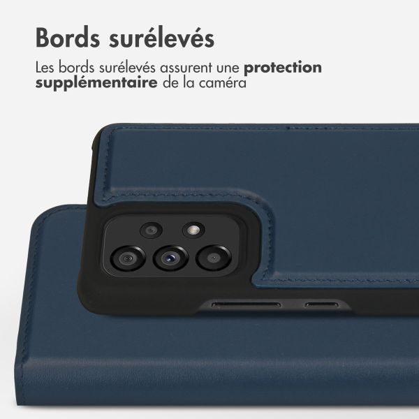 Accezz Premium Leather 2 in 1 Wallet Bookcase Samsung Galaxy A53 - Bleu foncé