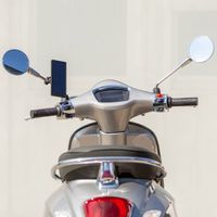 SP Connect Support de téléphone Mirror Mount Pro SPC+ pour scooter / moto - Fixation sur rétroviseur - Noir