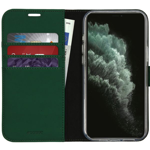 Accezz Étui de télephone Wallet Apple iPhone 12 Pro Max - Vert