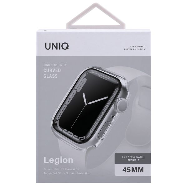 Uniq Coque Legion Apple Watch 7 / 8 / 9 - 45 mm - Dove (Clear)