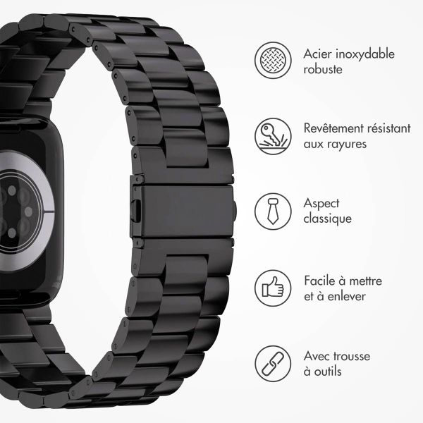 imoshion Bracelet acier Apple Watch | 38/40/41/42 mm - Noir
