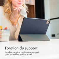 imoshion Coque tablette Trifold Apple iPad 11 (2025) 11 pouces A16 / iPad 10 (2022) 10.9 pouces - Bleu