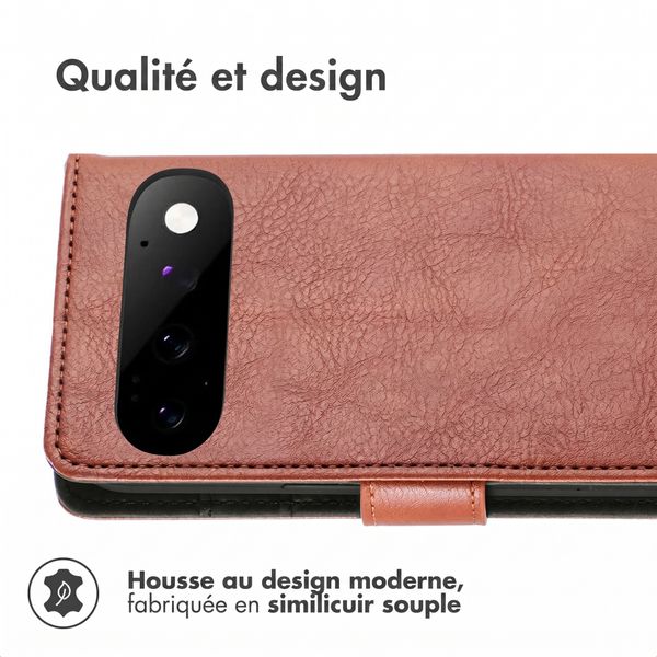 imoshion Étui de télephone portefeuille de luxe Google Pixel 11 - Marron