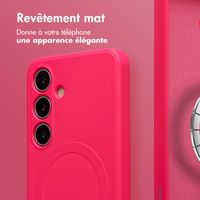 imoshion Coque Couleur avec MagSafe Samsung Galaxy S25 Plus - Neon Pink