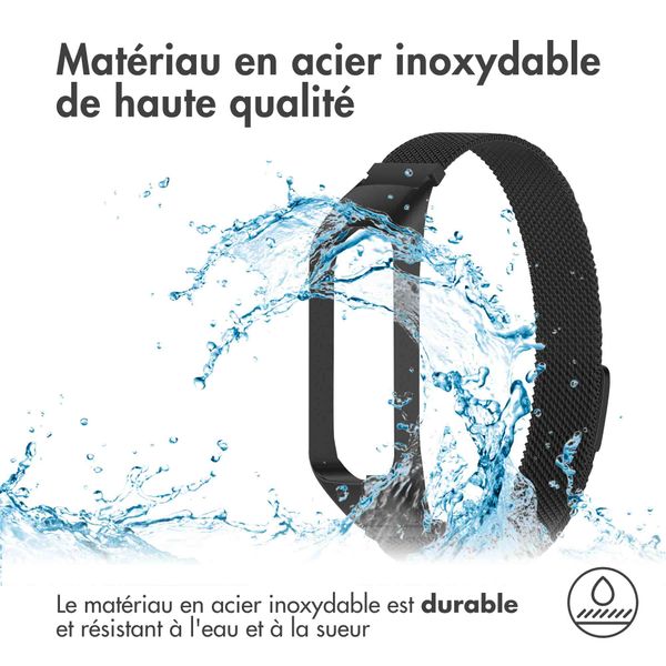 imoshion Bracelet magnétique milanais Samsung Galaxy Fit 2 - Noir