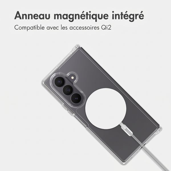 Accezz Coque arrière Xtreme Impact avec MagSafe Samsung Galaxy Z Fold 8 Ultra - Transparent