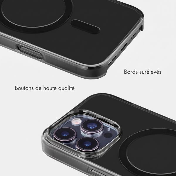 Accezz Lite coque arrière avec MagSafe Apple iPhone 16 Pro - Smokey Clear