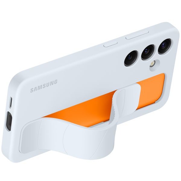 Samsung Coque arrière originale Standing Grip Samsung Galaxy S24 - Light Blue