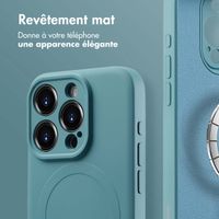 imoshion Coque Couleur avec MagSafe Apple iPhone 15 Pro - Smoke Green