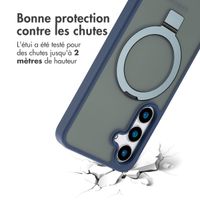 Accezz Coque Ring Stand avec MagSafe Samsung Galaxy S24 - Bleu