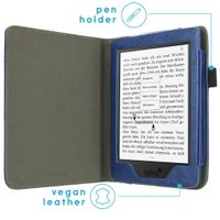 imoshion Étui de liseuse portefeuille en cuir végan Tolino Page 2 - Bleu foncé