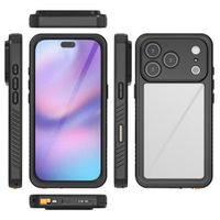 Redpepper Coque imperméable Dot Plus Apple iPhone 17 Pro - Noir