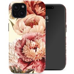 Selencia Coque arrière Vivid avec MagSafe Apple iPhone 15 - Vintage Peony