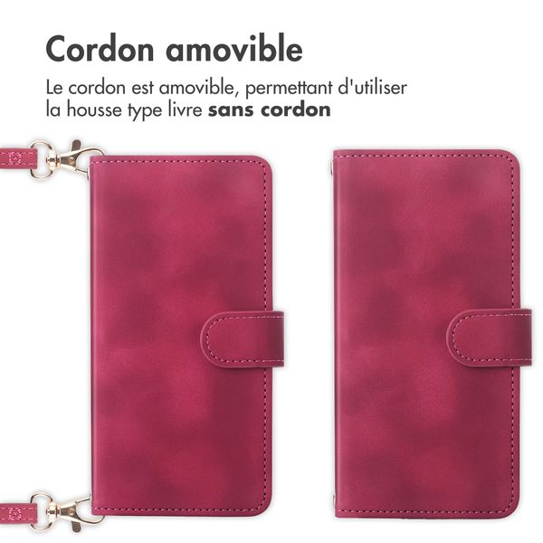 imoshion Etui de télephone portefeuille avec cordon Xiaomi Redmi Note 15 (5G) - Rouge