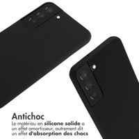 imoshion Coque en silicone avec cordon Samsung Galaxy S22 Plus - Noir