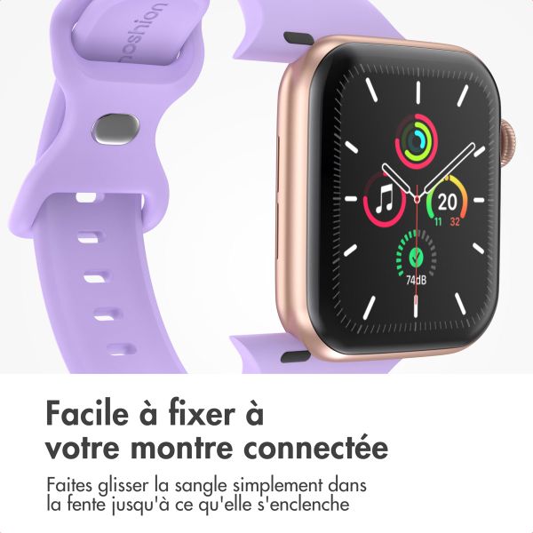 imoshion Bracelet en silicone⁺ Apple Watch | 38/40/41/42 mm - Taille S/M - Lilas