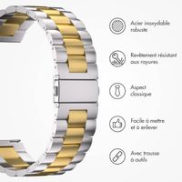 imoshion Bracelet en acier  - Connexion universelle 20 mm - Argent et Or