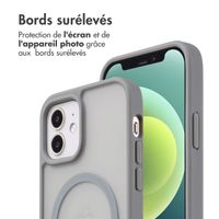 imoshion Coque Color Guard avec MagSafe Apple iPhone 12 (Pro) - Gris