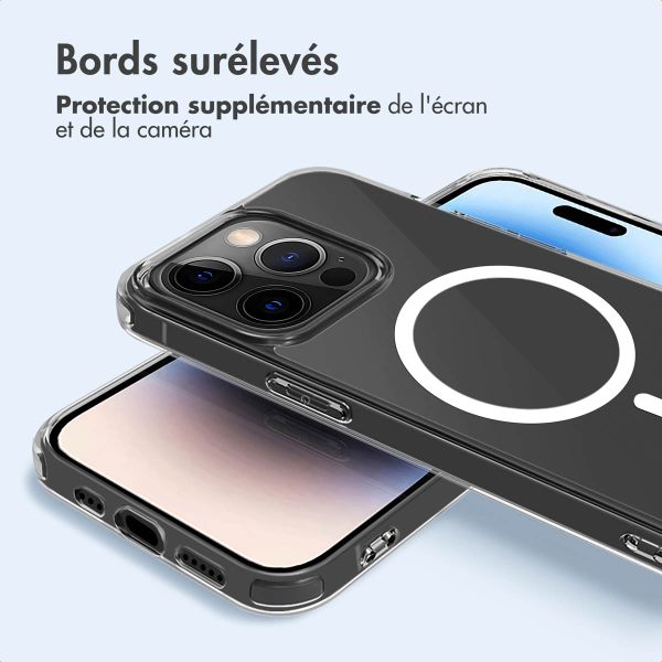 imoshion Coque arrière de protection avec MagSafe Apple iPhone 14 Pro - Transparent