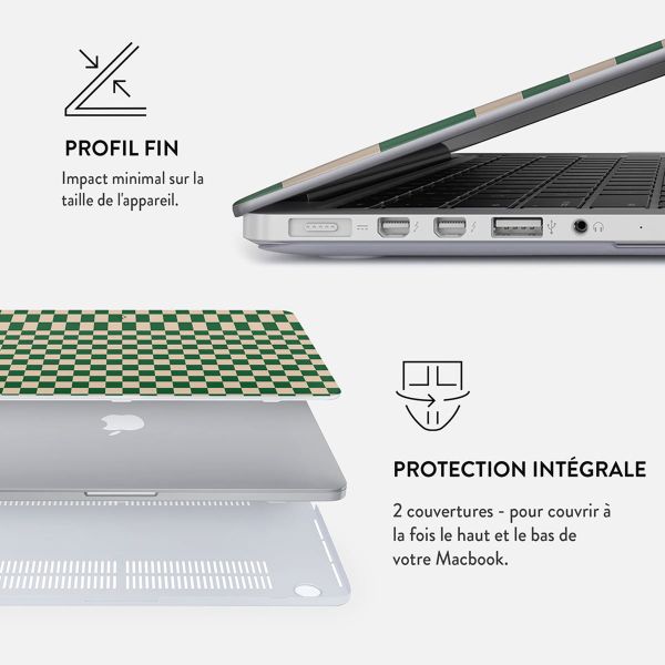 Burga Coque Rigide Apple MacBook Pro 16 pouces (2021 / 2023 M3 / 2024 M4 / 2026 M5) - Ivy League