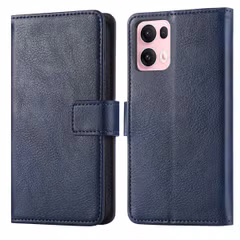 imoshion Étui de télephone portefeuille de luxe Oppo Reno 13 Pro - Bleu foncé