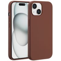 Accezz Coque Liquid Silicone avec MagSafe Apple iPhone 15 - New Tea Brown
