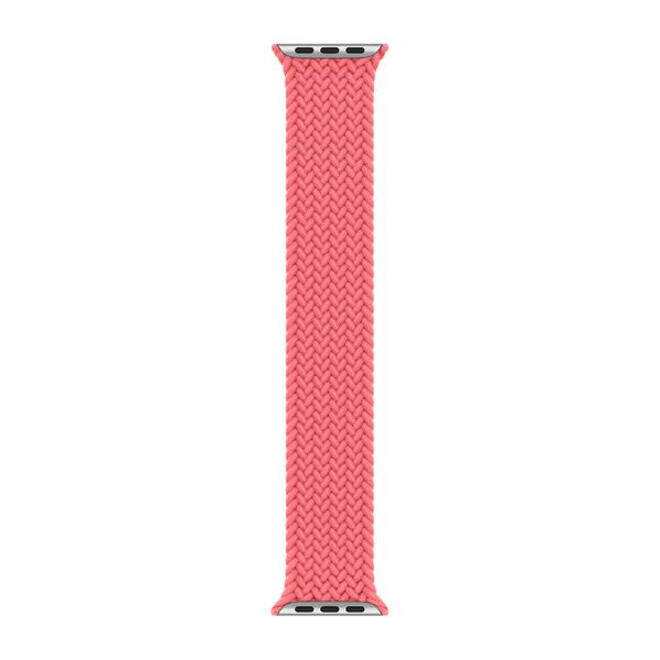 Apple Bracelet Solo tressé Apple Watch | 38/40/41/42 mm - Taille 4 - Pink Punch