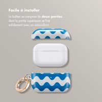 Selencia Coque Vivid  Apple AirPods Pro 2 - Wave Vibes Classic Blue