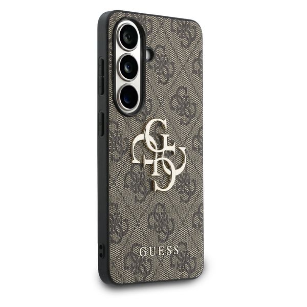 Guess Coque 4G Metal Logo Backcover Samsung Galaxy S26 Plus - Marron