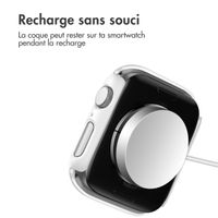 imoshion Coque rigide à couverture complète Apple Watch 7 / 8 / 9 - 41 mm - Blanc